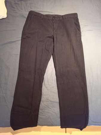 Herren Hose Alberto Regular Slim Fit dunkelblau neuwertig