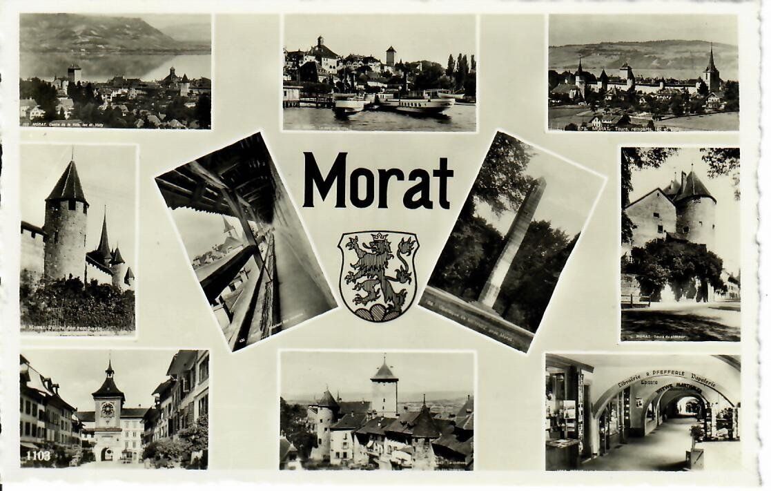 Cartoline postali: Morat – Usato da Hochdorf venduto da Ziegel-16