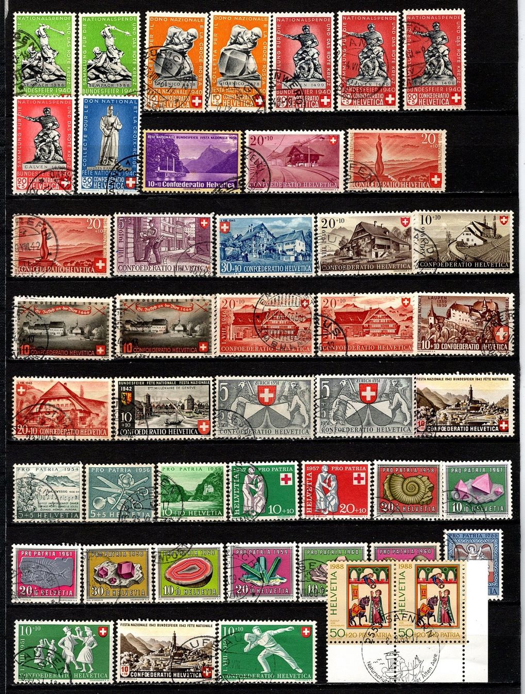 Alle Briefmarken: Pro Patria (847) – Gebraucht aus Burgdorf von blinky01