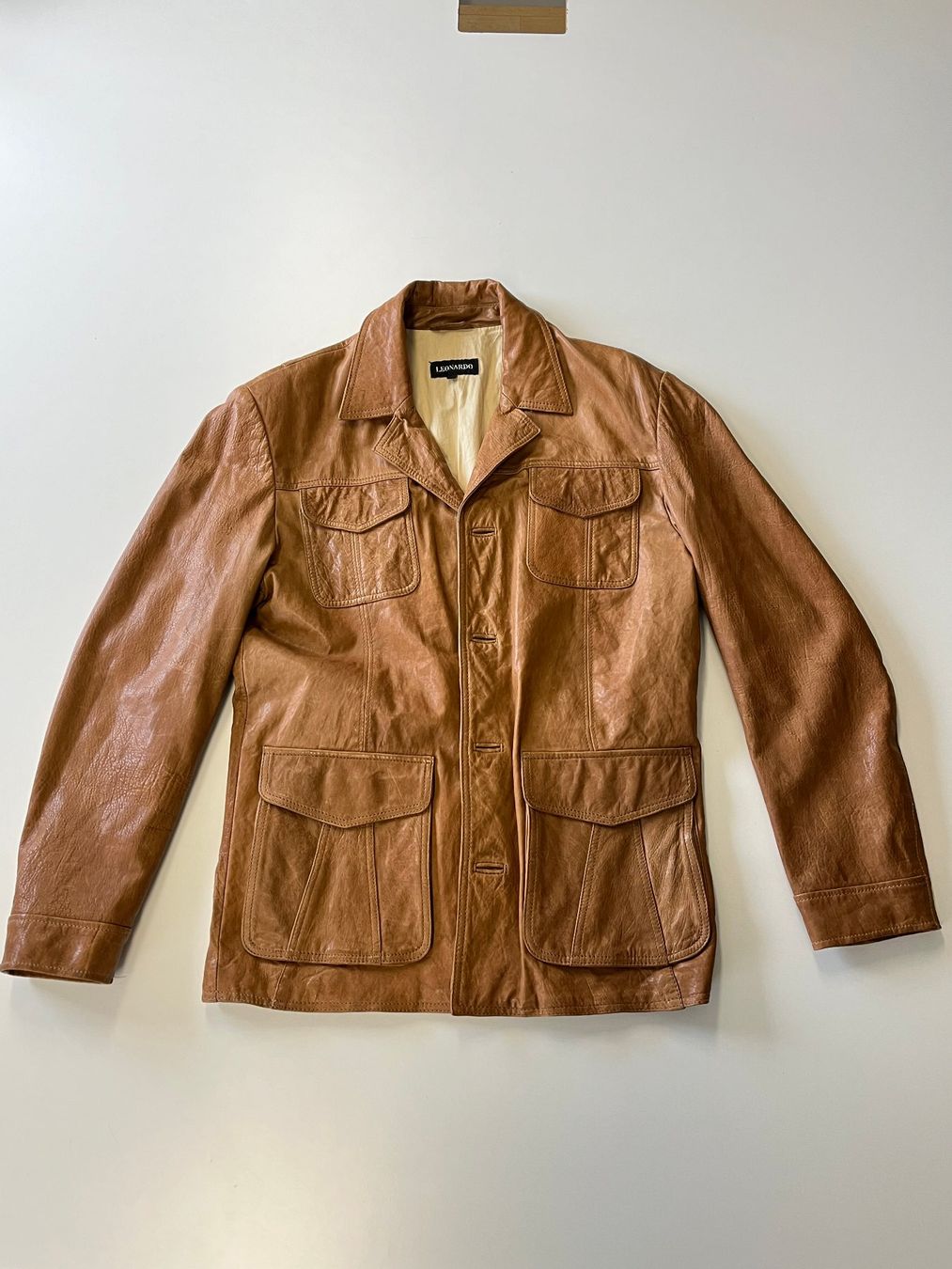 Giacche: Frühling/Herbst Herren Lederjacke Gr. L – Usato da Basel venduto da Xani