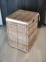 IKEA BRANÄS Wäschekorb, gefüttert, Rattan, 80 l