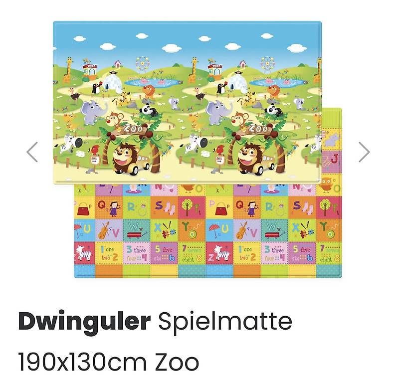 Tappeto da gioco: Dwinguler Spielmatte, 190 x 130 cm, Zoo – Usato da Zürich venduto da Medulla