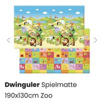 Dwinguler Spielmatte, 190 x 130 cm, Zoo