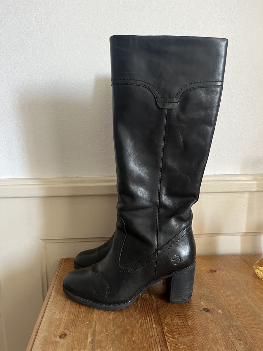 Timberland Scarpe da donna: Timberland Lederstiefel, Schwarz, Gr. 38.5 – Usato da Zürich venduto da Clara_Ma1 2