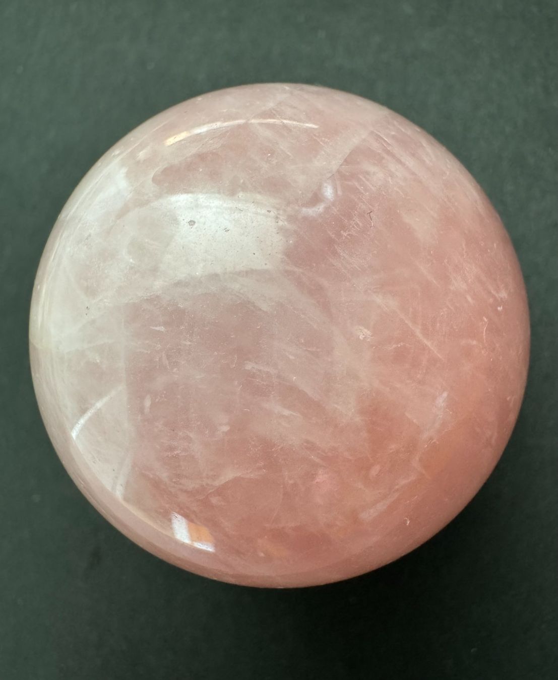 Minerali & Pietre curative: Rosenquarz Kugel Madagaskar,  5 cm – Nuovo (secondo la descrizione) da Siebnen venduto da Trans-Am 2