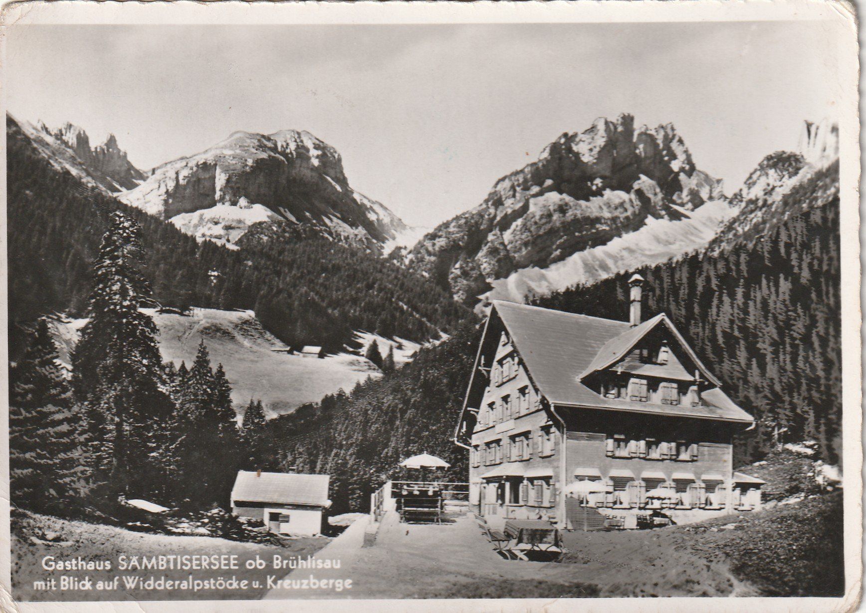 Cartoline postali: Gasthaus Sämbtisersee – Usato da Rorschacherberg venduto da fratovi2