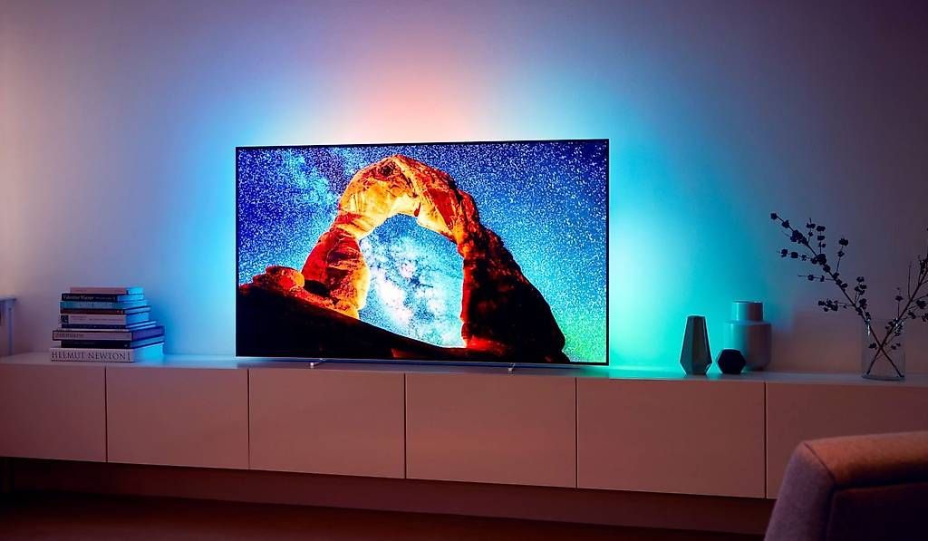 Televisori: Philips 65'' OLED 4k UHD - inkl. Wandhalterung – Usato da Biel/Bienne venduto da oliveroettli