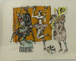 Alois Carigiet (1902-1985) grosse Litho Nr.106/150, signiert