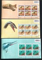 2010 Schweiz Kleinbogen Satz  Dinosaurier ET