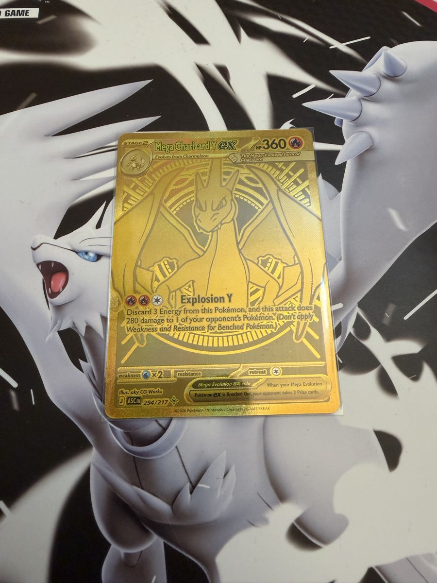 Pokémon Sammelbilder & Trading cards:  Mega Charizard Y EX 294/217 Gold – Neu (gemäss Beschreibung) aus St.Moritz von Bandi10