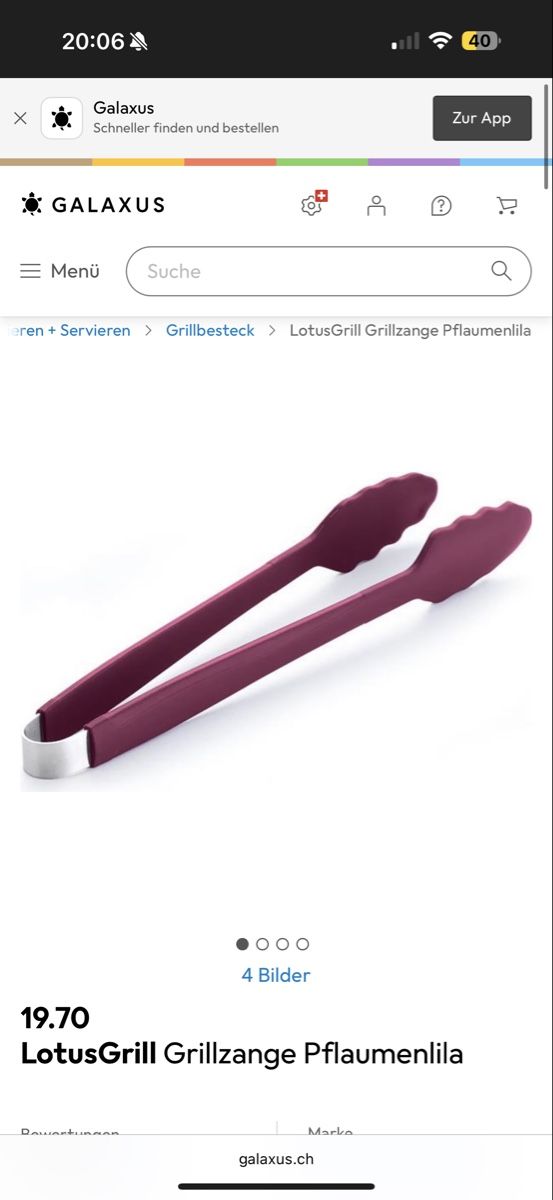 Griglie: LotusGrill Lila – Nuovo e nell'imballaggio originale da Neukirch-Egnach venduto da Carmen1998 3
