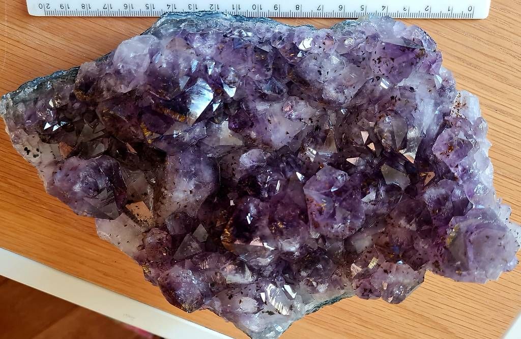 Pietre preziose: Amethyst Druse 12x19cm – Usato da Arlesheim venduto da Birke007