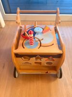 Holz-Lauflernwagen mit Spielstation