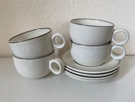 BIRKA 4 Tassen und Untertassen