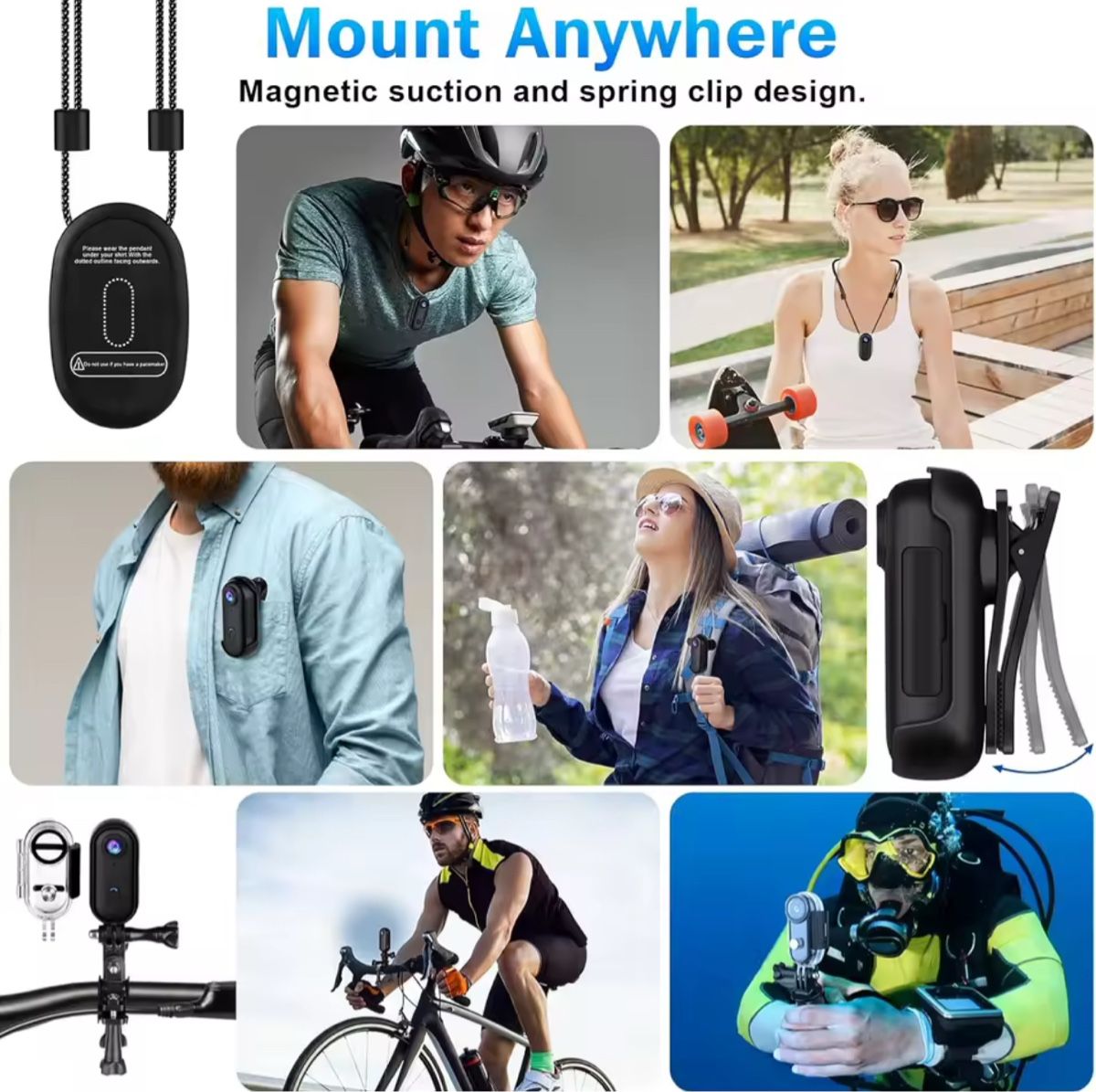 Action Cam: Tragbare Mini-Action Kamera mit 32GB Memory Card – Nuovo e nell'imballaggio originale da Oensingen venduto da custom_lenkraeder 5