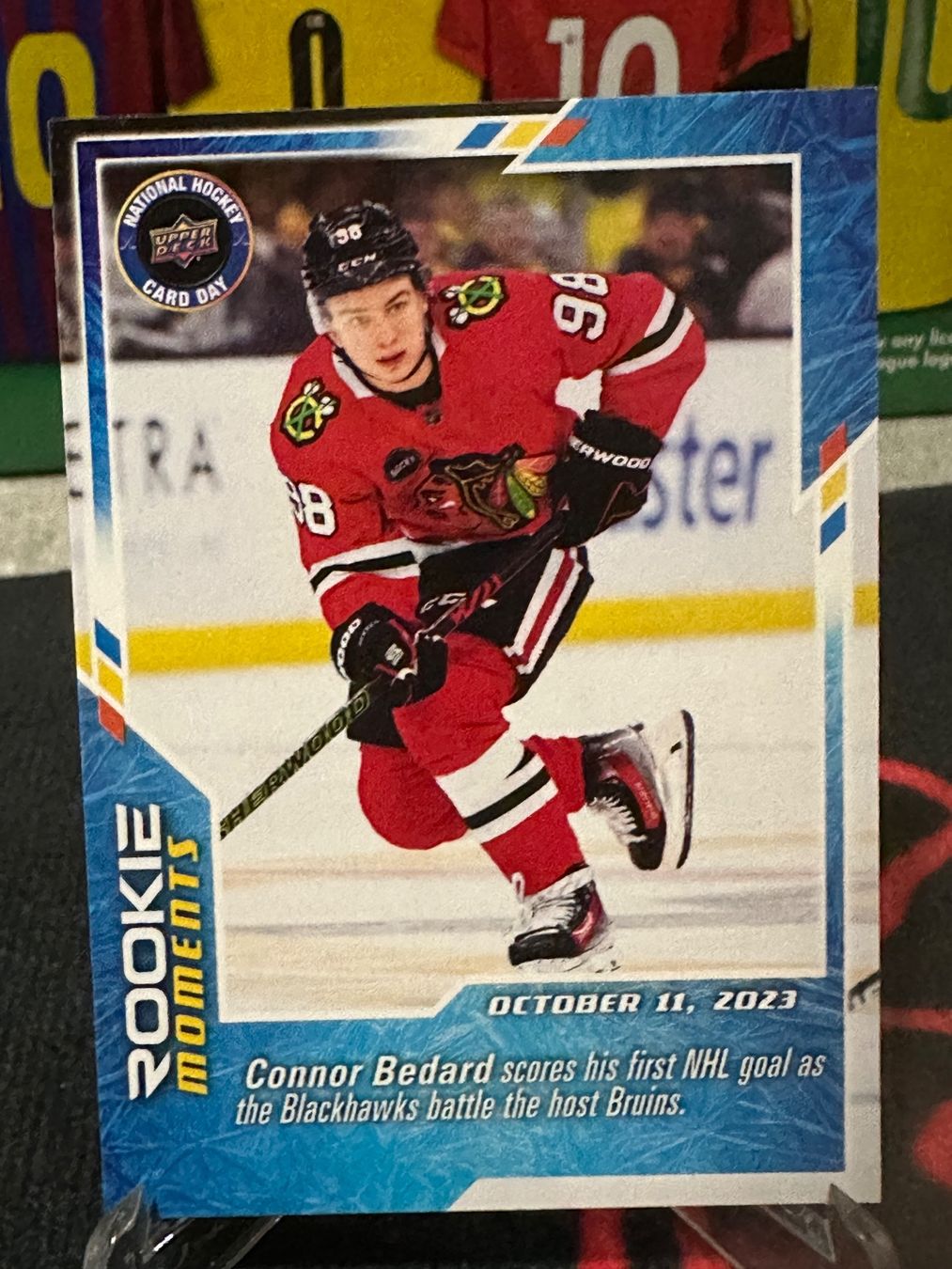 NHL Carte collezionabili: 🏒 2024 Upper Deck Connor Bedard RC NHCD-31 – Usato da Oensingen venduto da chilli63