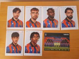 6 FC Basel Autogrammkarten Saison 24/25