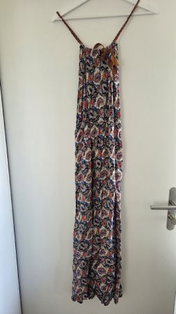Sommerkleid lang, 100% Baumwolle Gr. S/M
