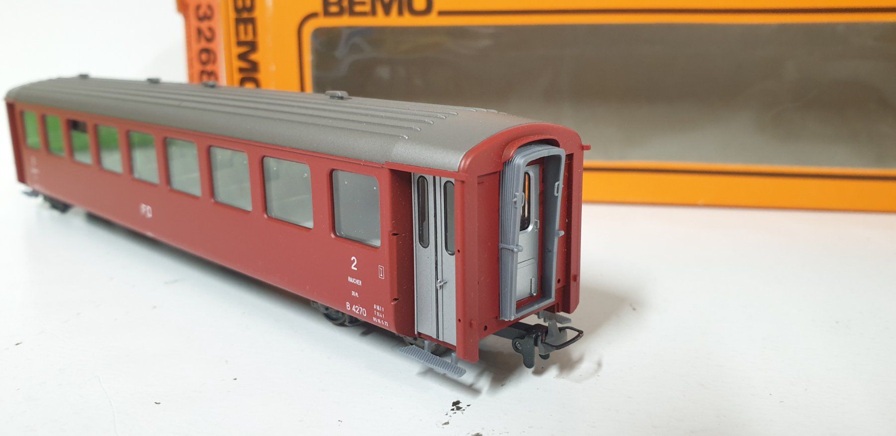 Bemo Modellini di ferrovie: Bemo FO Personenwagen 3268 – Usato da Geroldswil venduto da TopTrain54 3