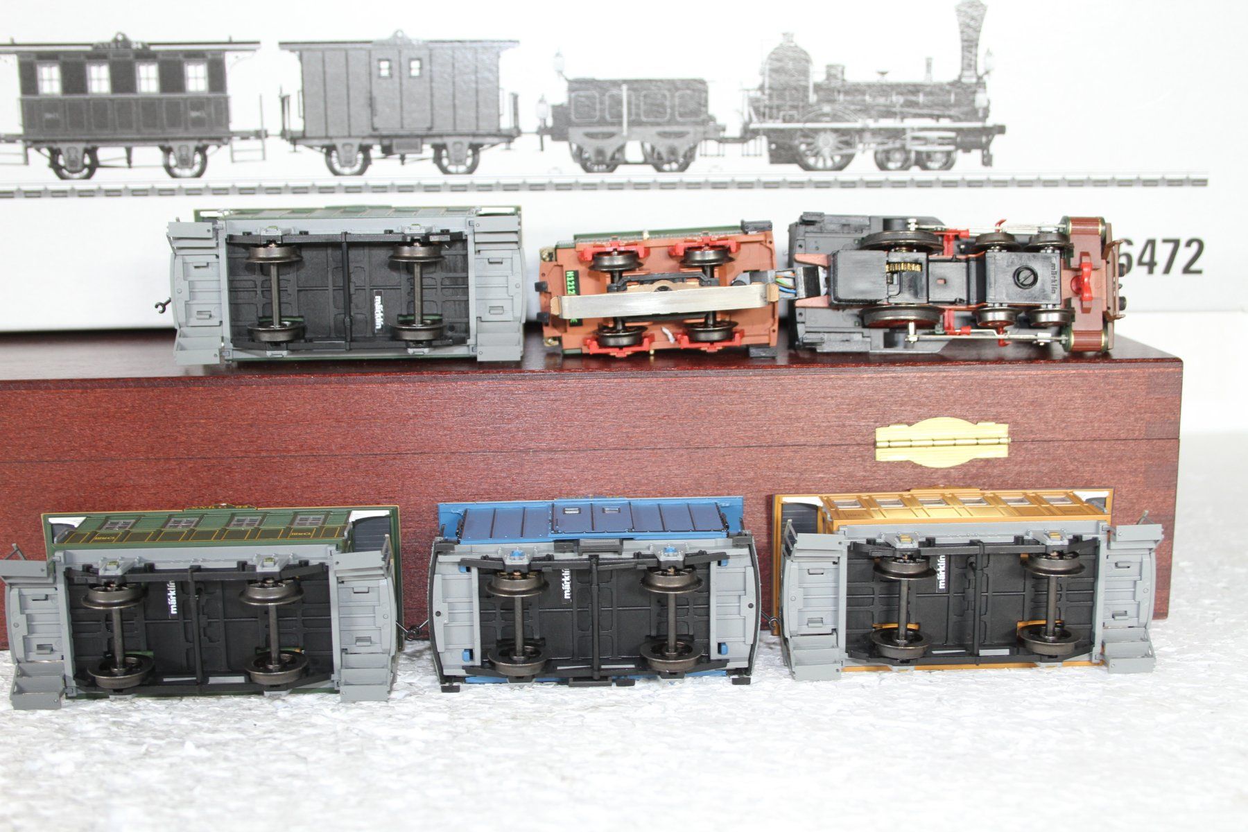 Märklin Modellini di ferrovie: Märklin 26472 SNB Spanisch Brötli Bahn mfx – Usato da Triesen venduto da gleis8 8