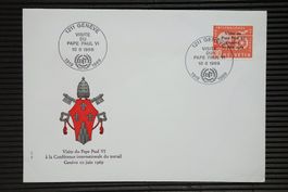 1969 Sonderbrief Visite Pape Paul VI