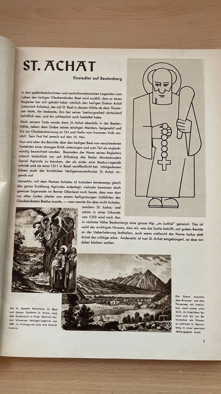 Livres: Schweizer Heiligen Legende - Walter Ab Hohlenstein – D'occasion à Glattfelden par cybermaxx 2