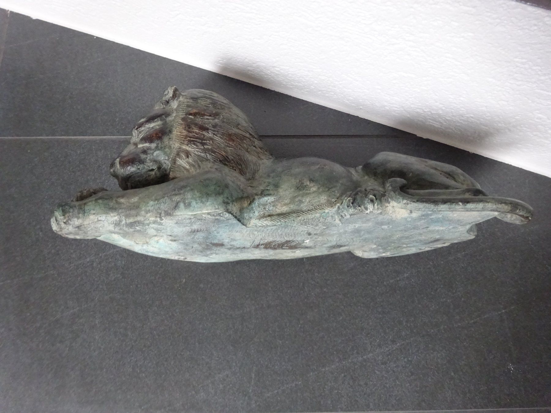 Sculture & Statue: Löwen Denkmal Rom Bronze Brunnen – Usato da Esslingen venduto da eintagammeer 8