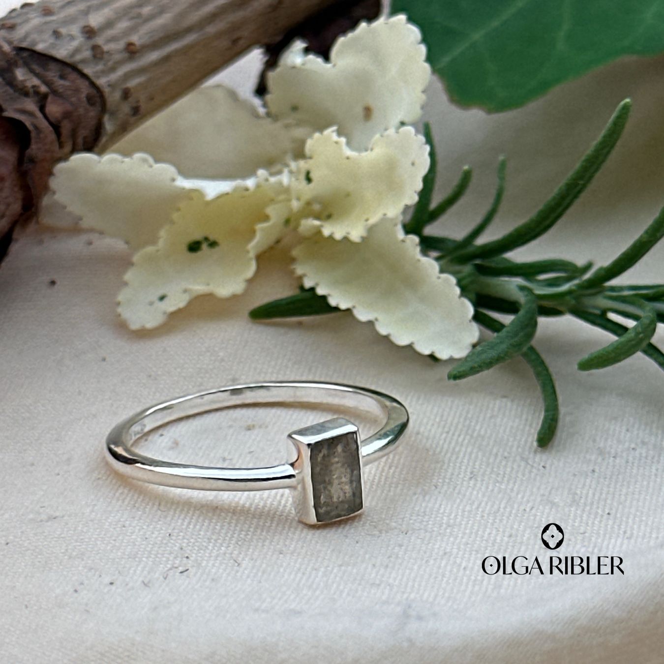 Olga Ribler Ringe: Silberring mit Labradorit, Gr. 52 – Neu (gemäss Beschreibung) aus Luzern von MonikaS03 5