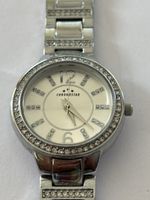 Chronostar Damenuhr mit Zirkonia, silberfarbig, Top Zustand!