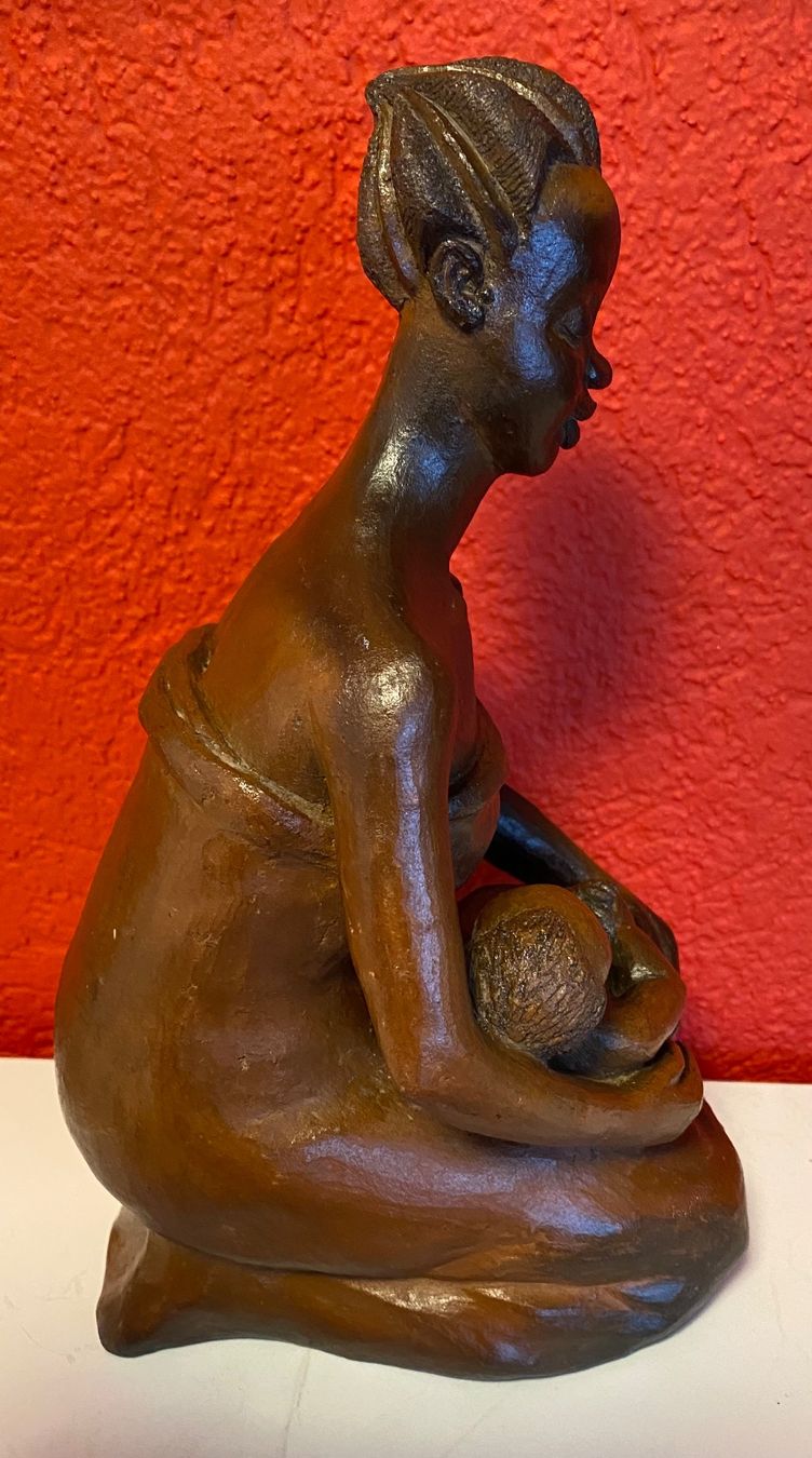 Sculture & Statue: Mutter mit Kind, Skulptur, Handarbeit Unikat .Keramik – Usato da Zäziwil venduto da Emlea 4