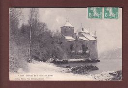 Château de CHILLON en hiver - 1909
