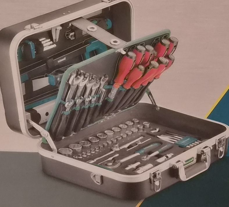 Technocraft Tutti gli attrezzi: Technocraft Werkzeugkoffer Top Chrome 152-tlg neu – Nuovo e nell'imballaggio originale da Amriswil venduto da MU8580 1