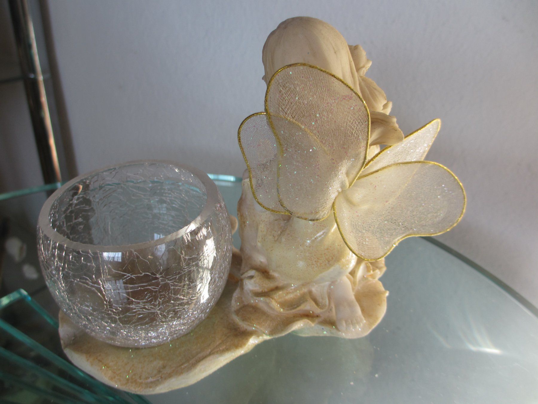 Statuette: Fee Figur mit Teelichthalter – Nuovo (secondo la descrizione) da Herisau venduto da fan_h9qj 1