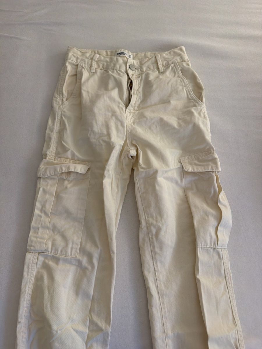 Pull&Bear Hosen: Pull&bear cargo offwhite – Neu (gemäss Beschreibung) aus St. Gallen von Lxra145 3
