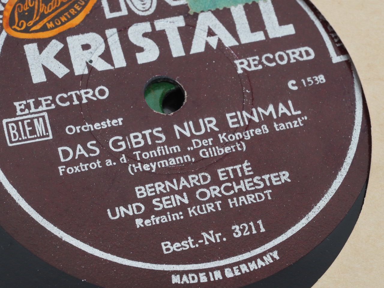Vinyles: DISQUES 78 TOURS – D'occasion à Lausanne par Leag 2