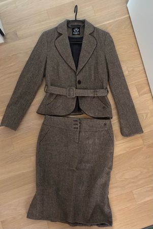 s.Oliver Damen Kostüm – Blazer Gr. 38 & Rock Gr. 36