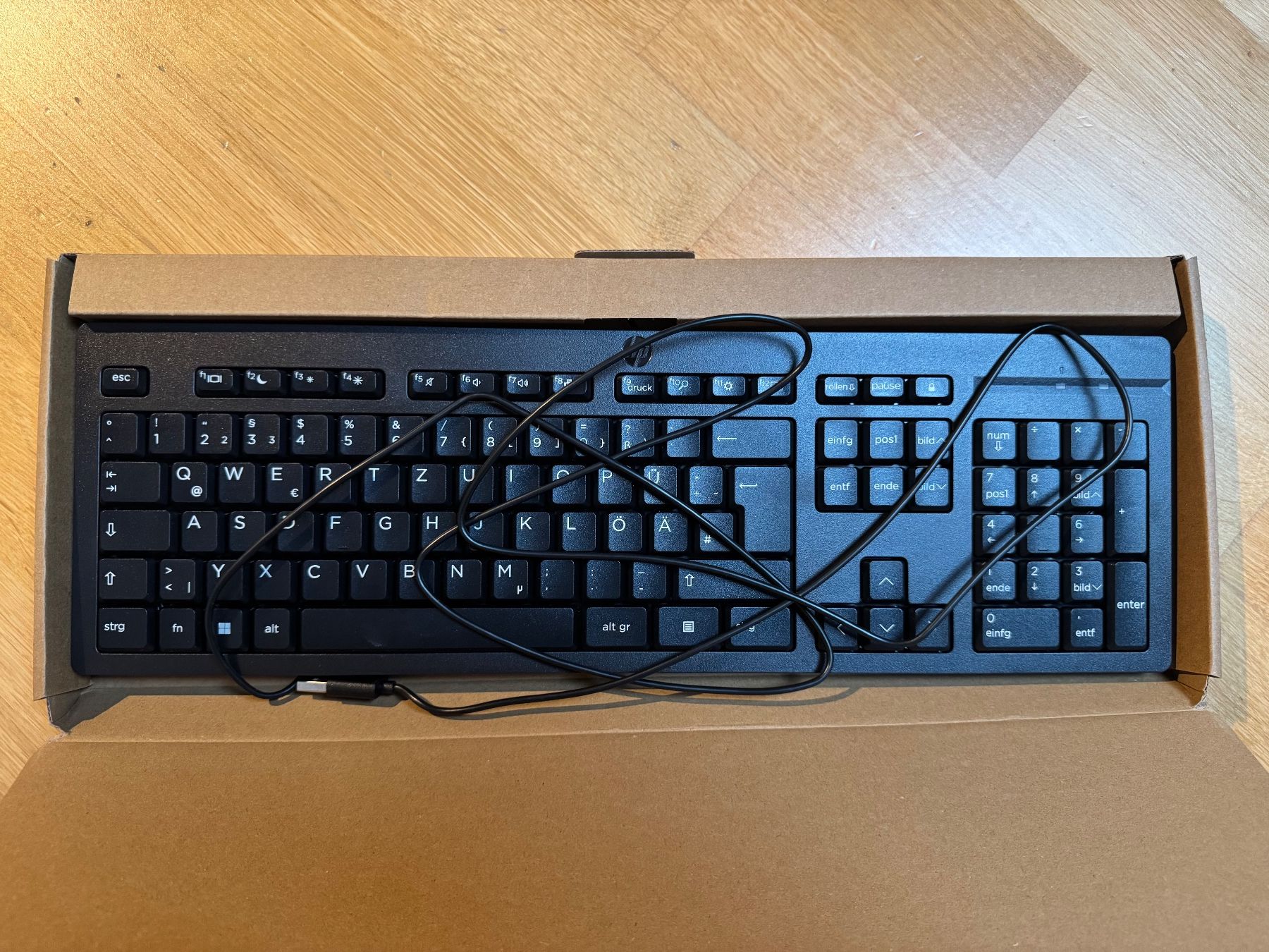Hewlett Packard Tastaturen: HP 125 Wired Keyboard (Layout DE) – Gebraucht aus Finstersee von pade1911 1