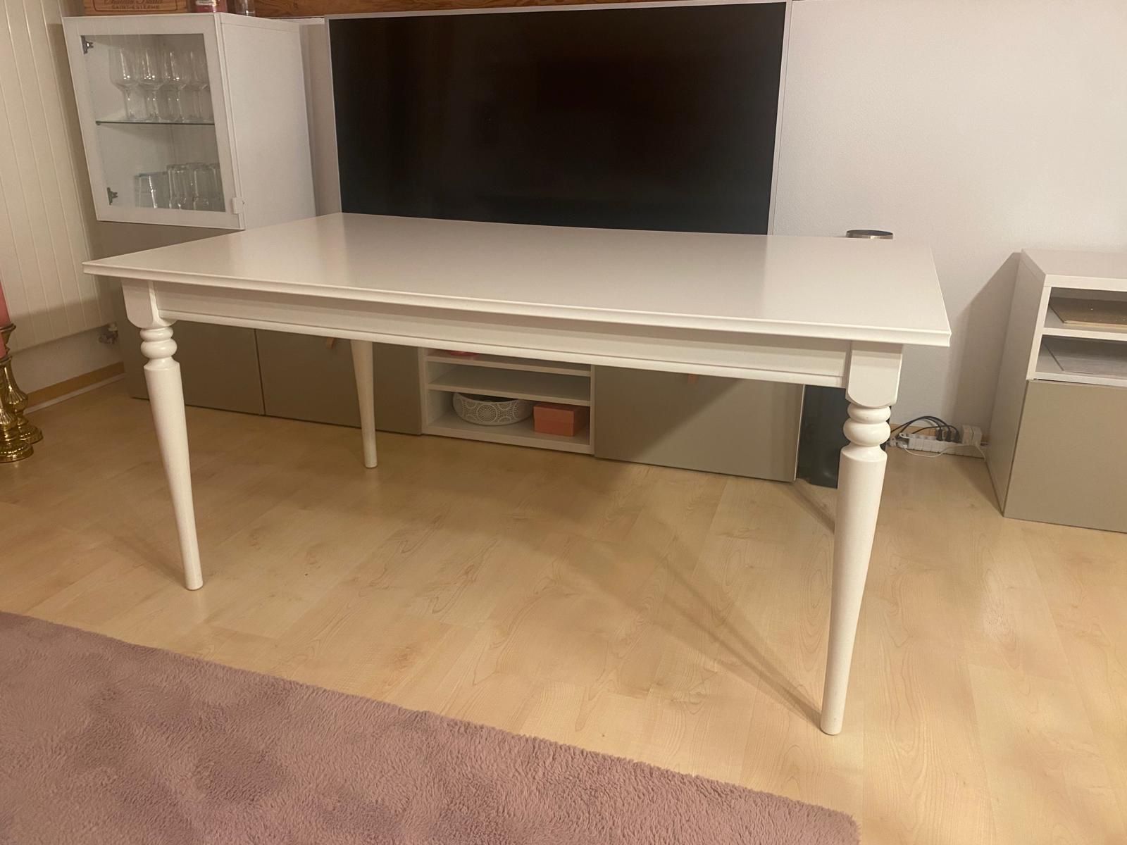Ikea Tavoli: Ikea Ingatorp, Holztisch Weiss – Usato da Davos Frauenkirch venduto da pat_t9dh