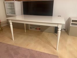 Ikea Ingatorp, Holztisch Weiss