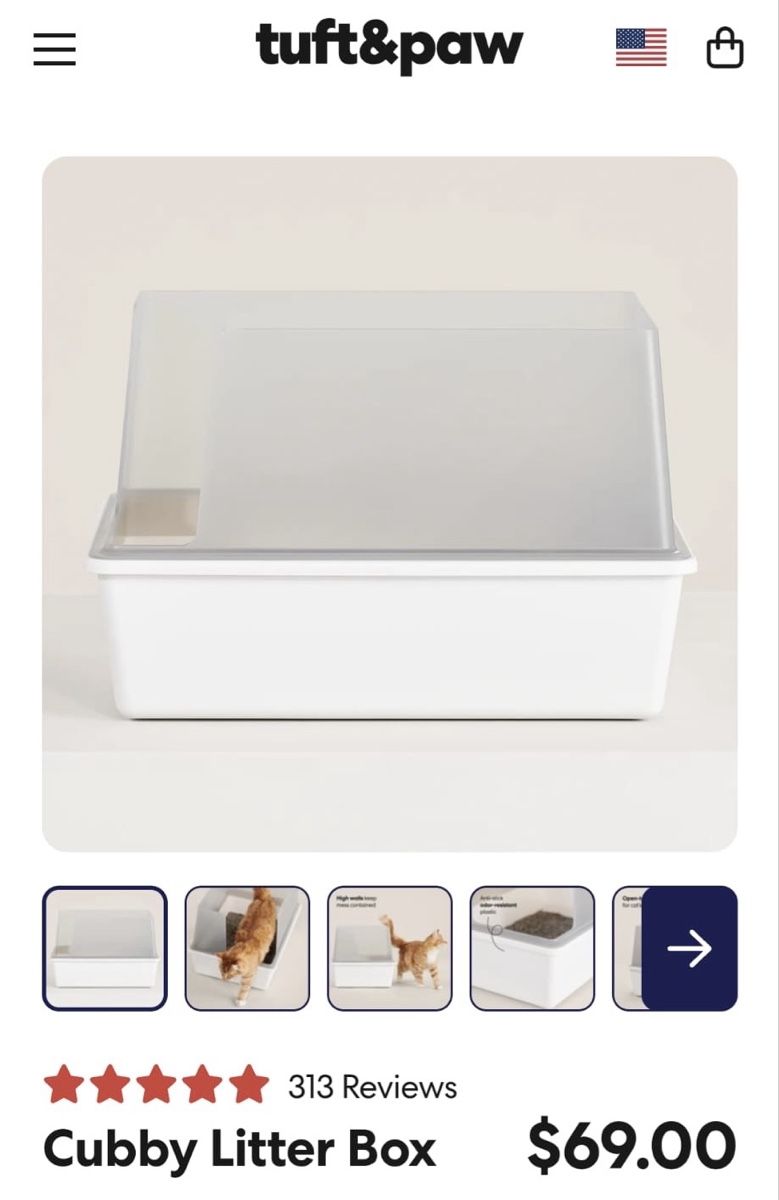 Sonstige Dekorationen & Accessoires: Cubby Litter Box / Litière pour cat – Neu (gemäss Beschreibung) aus Villars-le-Terroir von sim_67xw