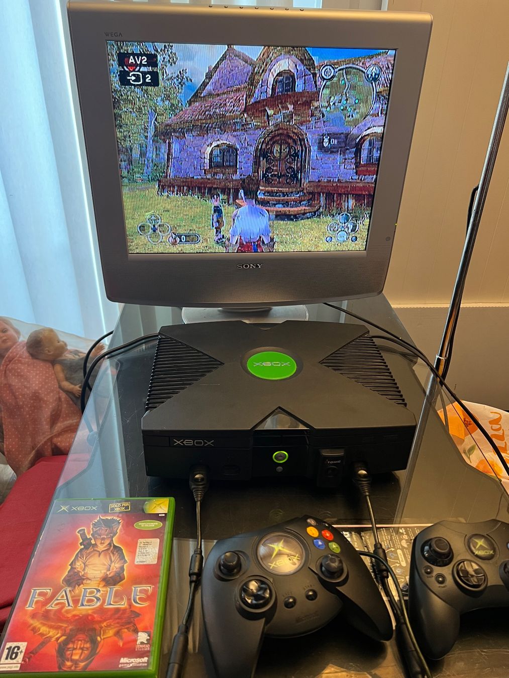 Microsoft Console: Xbox Classic Set: Konsole + Spiel & 2 Controller – Usato da Astano venduto da hyperion-atlas