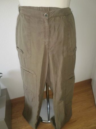 Pantalon d'été kaki cargo T. 50