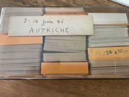 3 pellicules de diapositives - Voyage en Autriche 1986