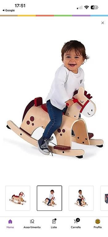 Giocattoli: Janod cavallo a dondolo pony – Usato da Quartino venduto da ver_t5p9 2