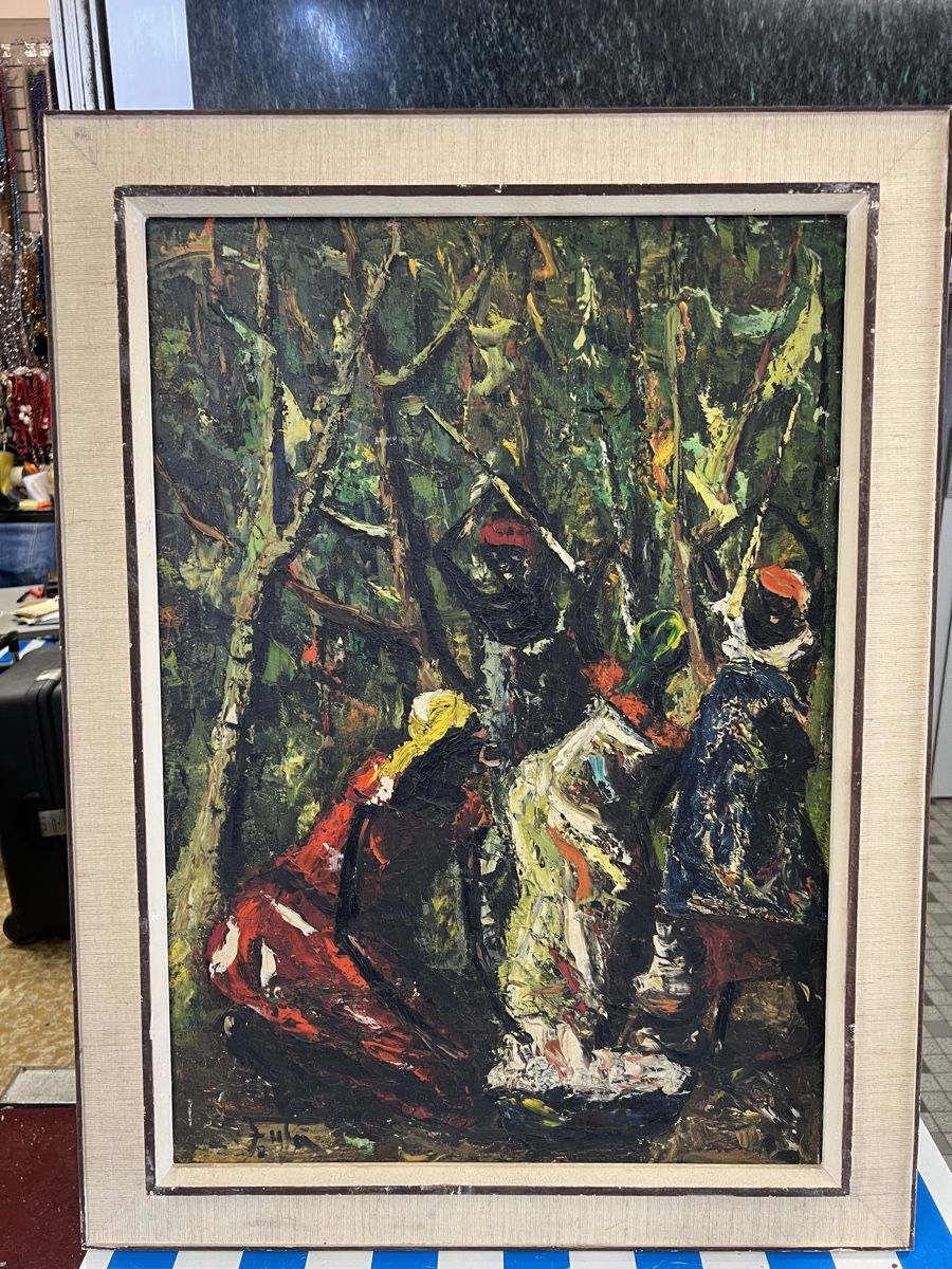 Gemälde: ANDRÉ FUTA(1931)HUILE SUR PANNEAU SIGNÉE – Gebraucht aus Genève von Qanil77