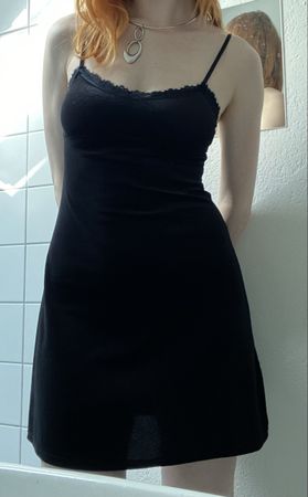 Little Black velvet Dress - Size Small