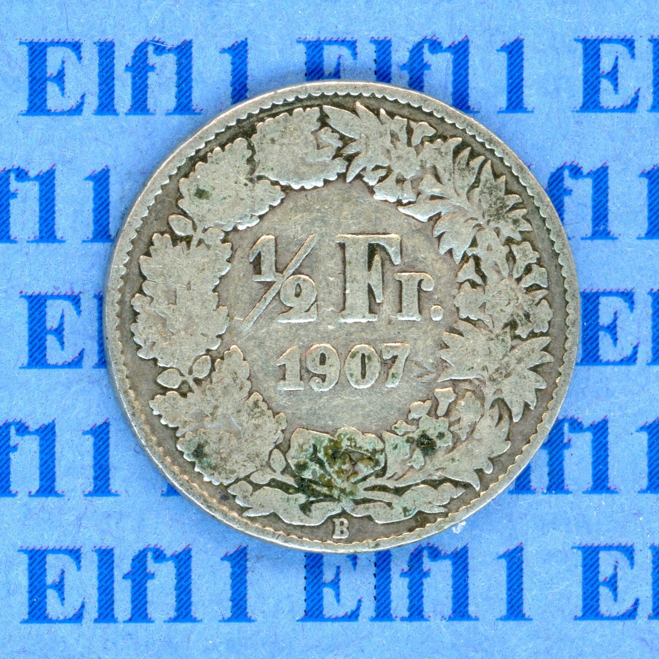 Tutti le monete: CHF___0.50 1907 s-ss 50 Rappen – Usato da Widnau venduto da Elf11