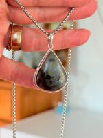 Collier Labradorite naturelle