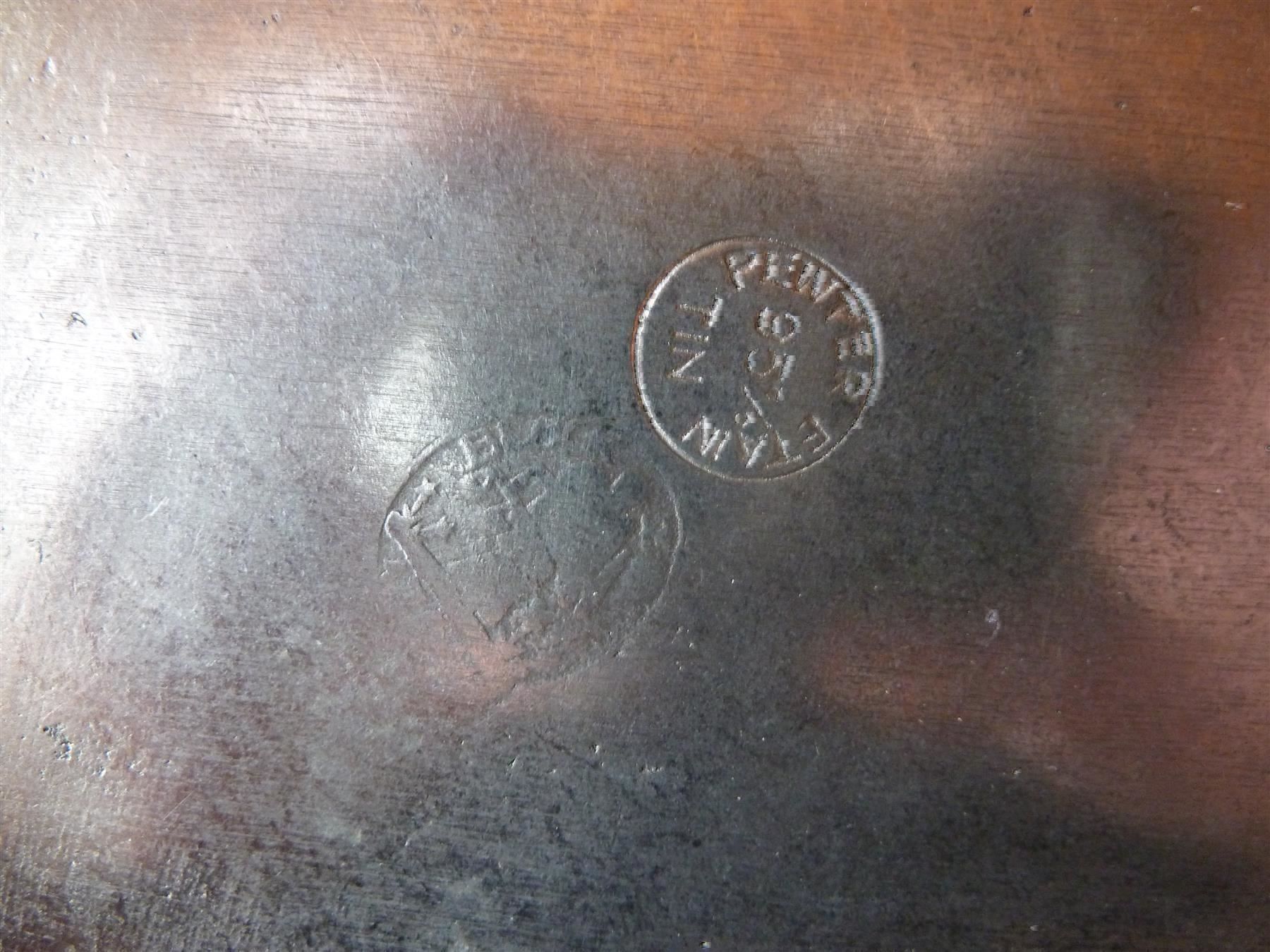 Piatti di portata: Antike Zinn Schale – Usato da Bure venduto da 1319 8