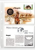 Mongolei_1987_Münzbrief mit Beschreibung